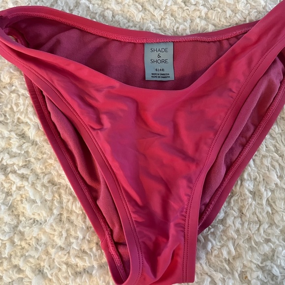 Shade & Shore Pink Classic Bikini never been worn - Picture 2 of 3